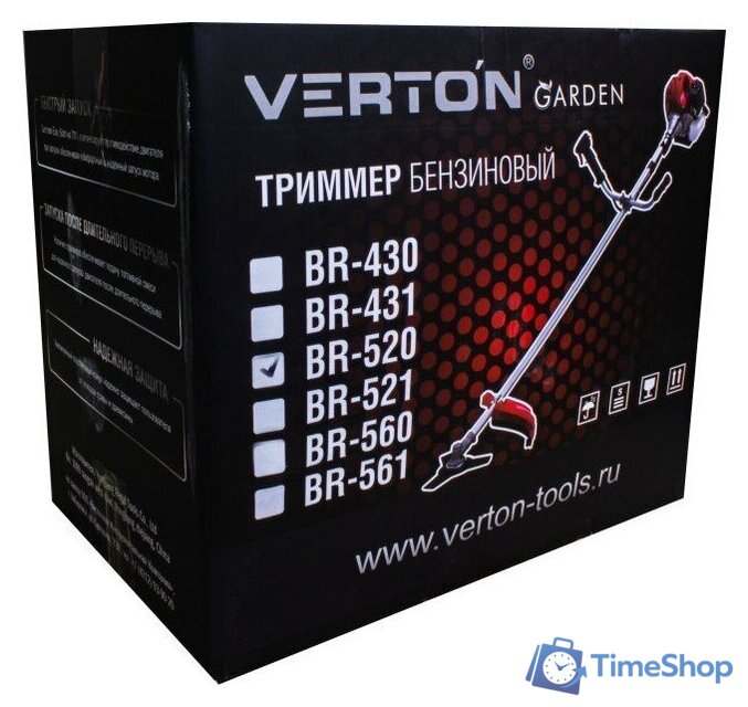 Триммер Verton Garden BR-520 Basic - Изображение №7 — Интернет-магазин Time-Shop