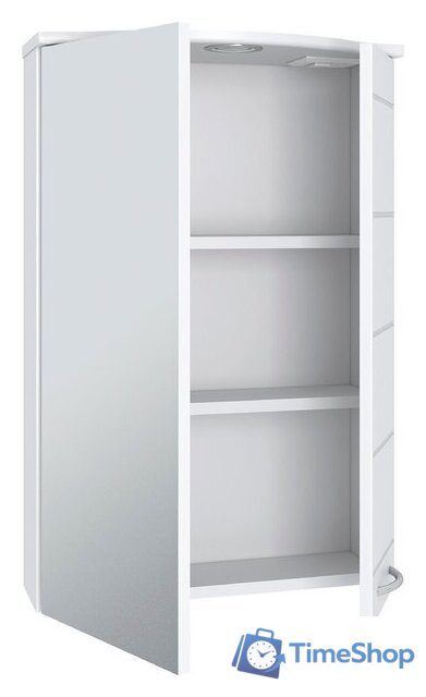  Runo Шкаф с зеркалом для ванной Кипарис 50 правый - Изображение №3 — Интернет-магазин Time-Shop