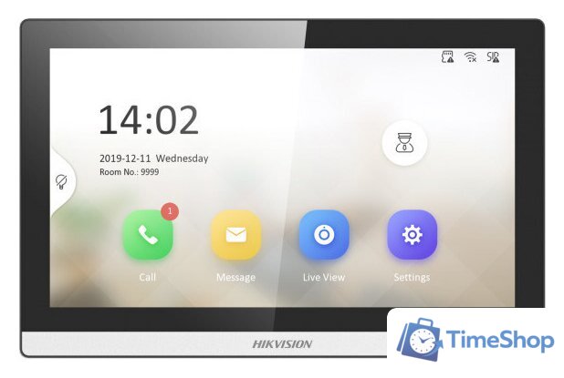 Монитор Hikvision DS-KH6350-WTE1 - Изображение №1 — Интернет-магазин Time-Shop