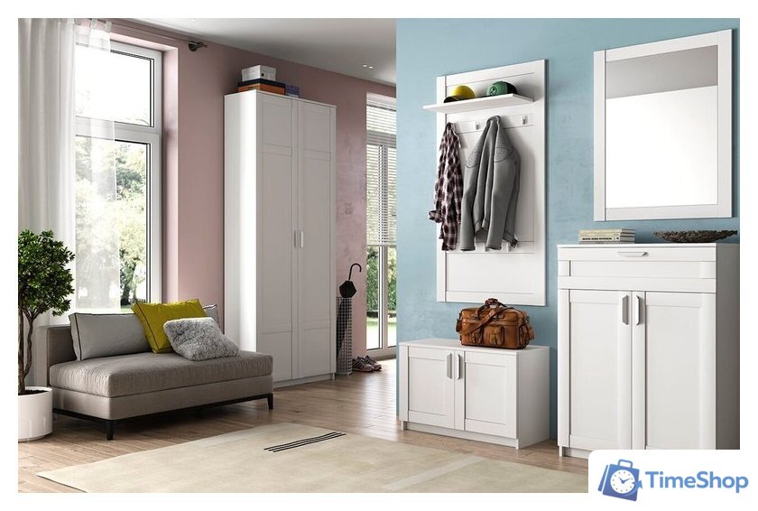 Комод Anrex Skagen 2D1S (белый) - Изображение №2 — Интернет-магазин Time-Shop