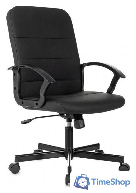 Офисное кресло Бюрократ Triest (черный, экокожа) - Изображение №1 — Интернет-магазин Time-Shop