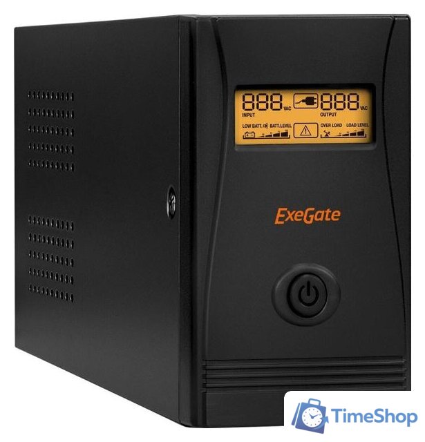 Источник бесперебойного питания ExeGate SpecialPro Smart LLB-650.LCD.AVR.EURO.RJ.USB - Изображение №1 — Интернет-магазин Time-Shop