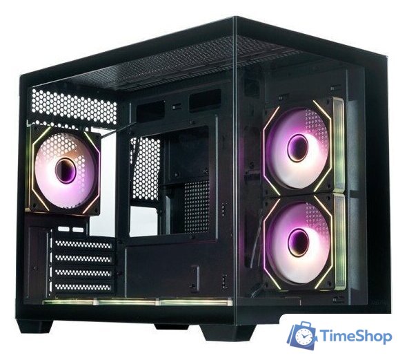 Корпус XASTRA QW500M 6ARGB-C10-UC (черный) - Изображение №2 — Интернет-магазин Time-Shop