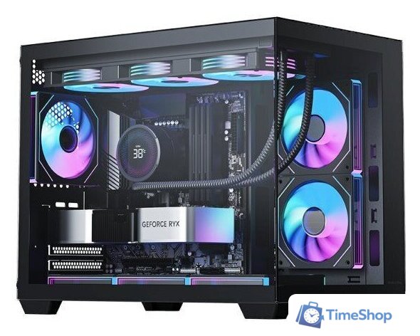 Корпус XASTRA QW500M 6ARGB-C10-UC (черный) - Изображение №8 — Интернет-магазин Time-Shop