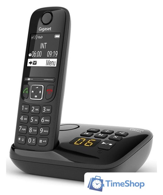 Радиотелефон Gigaset AS690A (черный) - Изображение №3 — Интернет-магазин Time-Shop