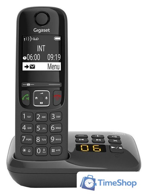 Радиотелефон Gigaset AS690A (черный) - Изображение №1 — Интернет-магазин Time-Shop