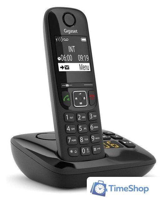 Радиотелефон Gigaset AS690A (черный) - Изображение №5 — Интернет-магазин Time-Shop