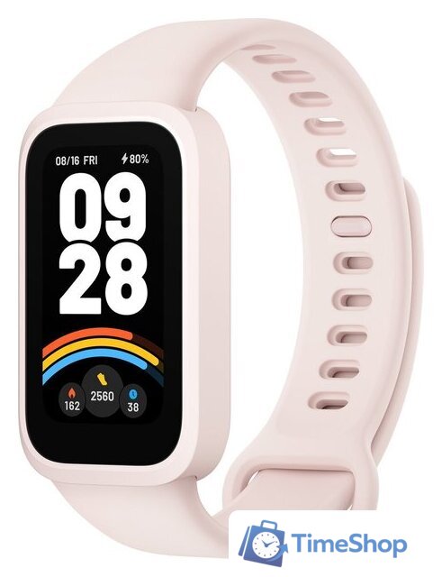 Фитнес-браслет Xiaomi Smart Band 9 Active M2435B1 (розовый, международная версия) - Изображение №1 — Интернет-магазин Time-Shop