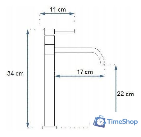 Смеситель Rea Lugano REA-B5001 (черный) - Изображение №5 — Интернет-магазин Time-Shop