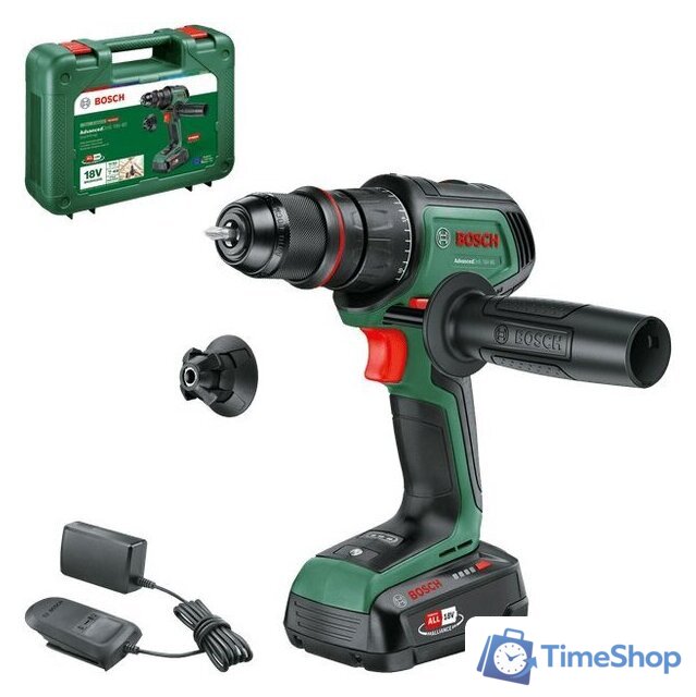 Дрель-шуруповерт Bosch AdvancedDrill 18V-80 QuickSnap 06039E2001 (с 1-им АКБ 2.5 Ач, кейс) - Изображение №1 — Интернет-магазин Time-Shop