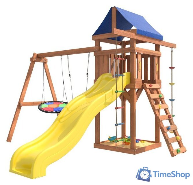 Игровой комплекс National Tree Company Качели лодочка и гнездо Свиби IgroWoods ДП-8 - Изображение №2 — Интернет-магазин Time-Shop