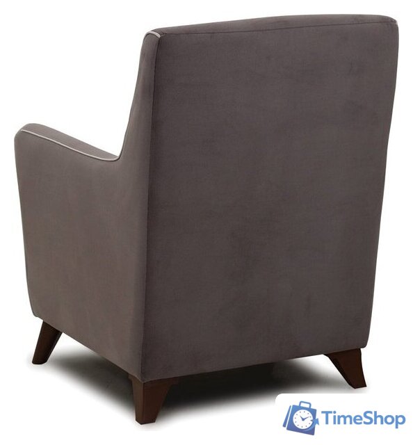 Интерьерное кресло Нижегородмебель Френсис ТК 261 (офелия/амиго велюр, коричневый) - Изображение №4 — Интернет-магазин Time-Shop