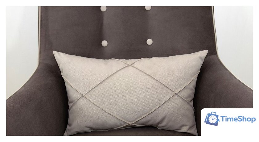 Интерьерное кресло Нижегородмебель Френсис ТК 261 (офелия/амиго велюр, коричневый) - Изображение №10 — Интернет-магазин Time-Shop