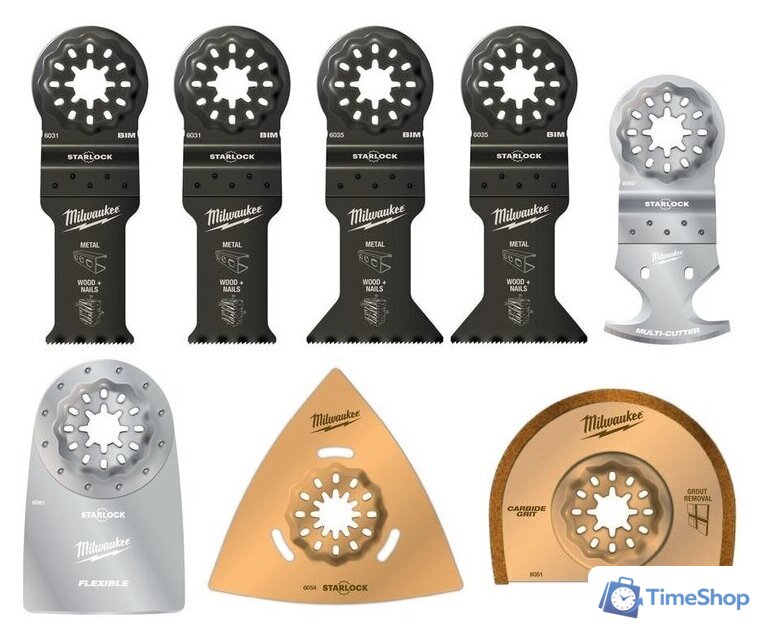 Набор пильных полотен Milwaukee 48906088 (8 шт) - Изображение №1 — Интернет-магазин Time-Shop