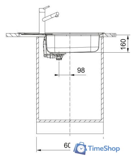 Кухонная мойка Franke Spark SKL 611-78/50 XL 101.0712.229 (нержавеющая сталь) - Изображение №3 — Интернет-магазин Time-Shop
