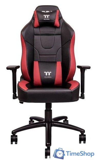 Игровое (геймерское) кресло Thermaltake U Comfort GGC-UCO-BRLWDS-01 (черный/красный) - Изображение №2 — Интернет-магазин Time-Shop