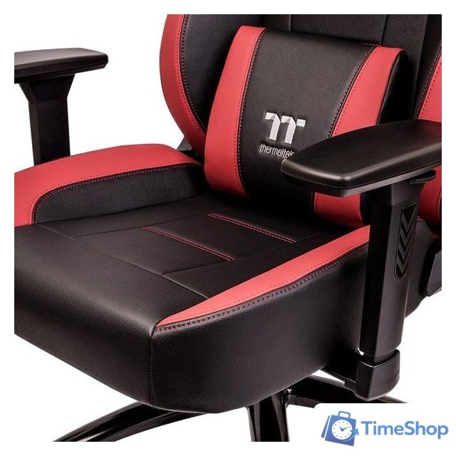 Игровое (геймерское) кресло Thermaltake U Comfort GGC-UCO-BRLWDS-01 (черный/красный) - Изображение №5 — Интернет-магазин Time-Shop