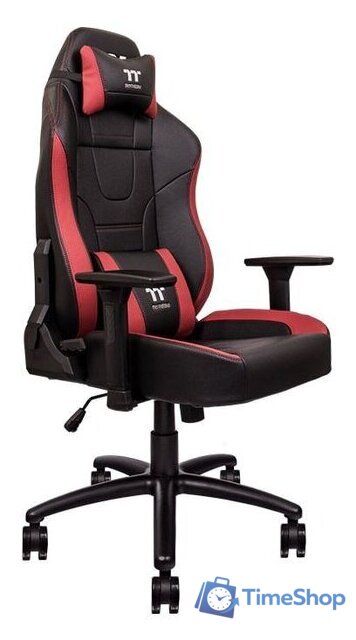 Игровое (геймерское) кресло Thermaltake U Comfort GGC-UCO-BRLWDS-01 (черный/красный) - Изображение №1 — Интернет-магазин Time-Shop