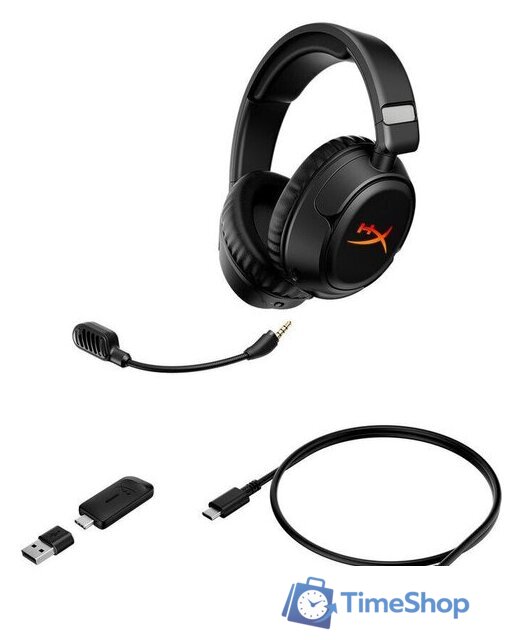 Наушники HyperX Cloud Flight 2 (черный) - Изображение №8 — Интернет-магазин Time-Shop
