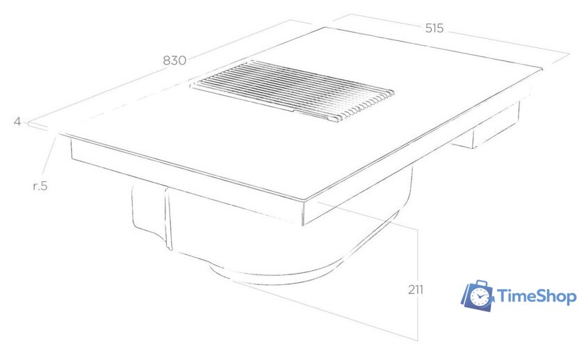 Варочная панель Elica NikolaTesla Prime BL/F/83 - Изображение №7 — Интернет-магазин Time-Shop