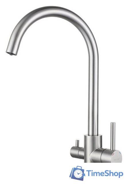 Смеситель GranFest QUARZ GF-Z5420 (нержавеющая сталь) - Изображение №1 — Интернет-магазин Time-Shop