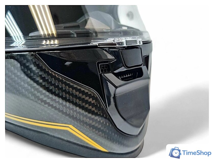 Мотошлем AIM RH365 365-012-M (M, Carbon Kaiqi Golden) - Изображение №8 — Интернет-магазин Time-Shop