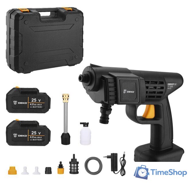 Мойка высокого давления Deko DKCW25 063-4314 (с 2-мя АКБ) - Изображение №1 — Интернет-магазин Time-Shop