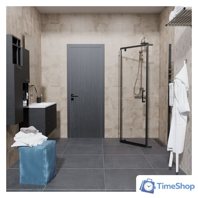 Душевой уголок Triton Дека-Блэк 90x90 (черный, без поддона) - Изображение №5 — Интернет-магазин Time-Shop