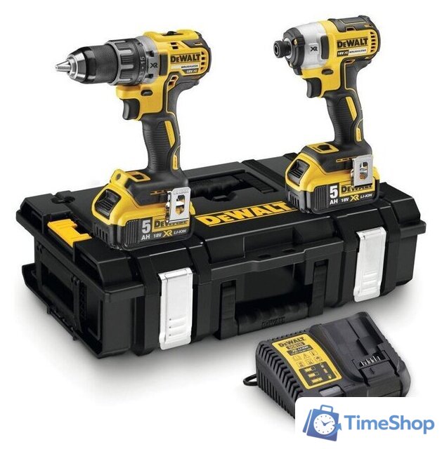  DeWalt DCK266P2 (шуруповерт, винтоверт, 2 АКБ, кейс) - Изображение №1 — Интернет-магазин Time-Shop