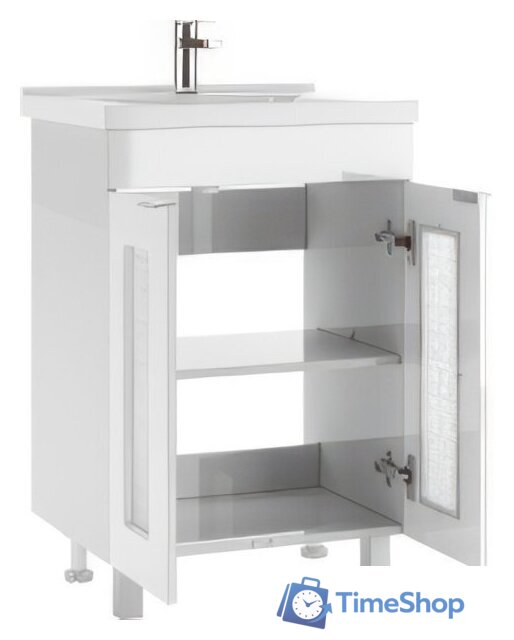  Айсберг Тумба под умывальник Миранда 60 Кристалл без ящика - Изображение №3 — Интернет-магазин Time-Shop