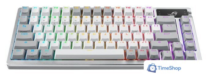 Клавиатура ASUS ROG Azoth White (ASUS ROG NX Snow, нет кириллицы) - Изображение №2 — Интернет-магазин Time-Shop