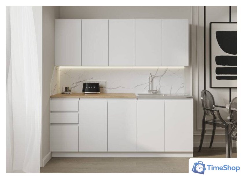 Готовая кухня ДСВ Мори 2.0 (белый) - Изображение №2 — Интернет-магазин Time-Shop