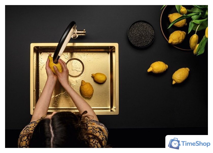 Кухонная мойка Falmec Como 50 Gold SCO5000F.00#PGF - Изображение №2 — Интернет-магазин Time-Shop