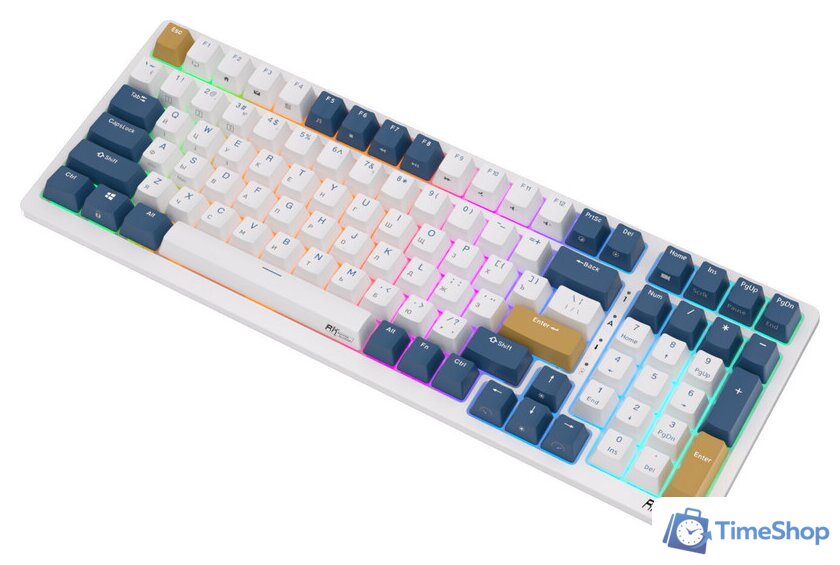 Клавиатура Royal Kludge RK98 RGB Klein Blue (RK Red) - Изображение №6 — Интернет-магазин Time-Shop