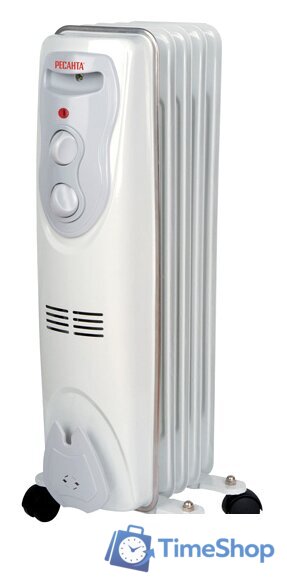 Масляный радиатор Ресанта ОМ-5Н - Изображение №1 — Интернет-магазин Time-Shop