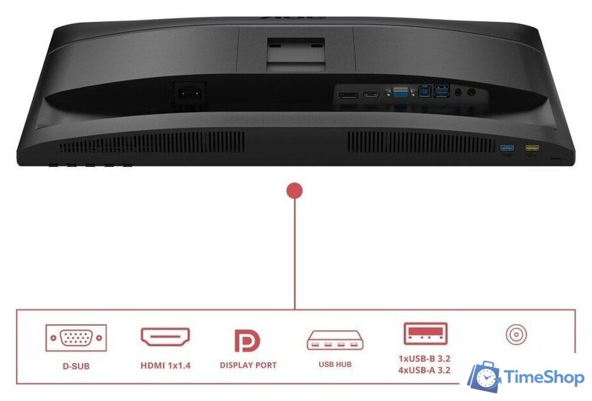 Монитор AOC 24E4U - Изображение №4 — Интернет-магазин Time-Shop