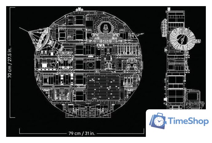 Конструктор LEGO Star Wars 75419 Звезда смерти UCS - Изображение №12 — Интернет-магазин Time-Shop