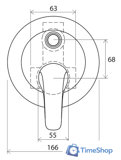 Смеситель без скрытого механизма Ravak Rosa-RS 061.00 [X070014] - Изображение №4 — Интернет-магазин Time-Shop