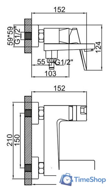 Смеситель Ledeme L3192 - Изображение №2 — Интернет-магазин Time-Shop