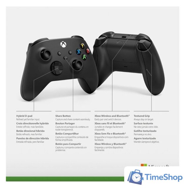 Геймпад Microsoft Xbox (черный) - Изображение №9 — Интернет-магазин Time-Shop
