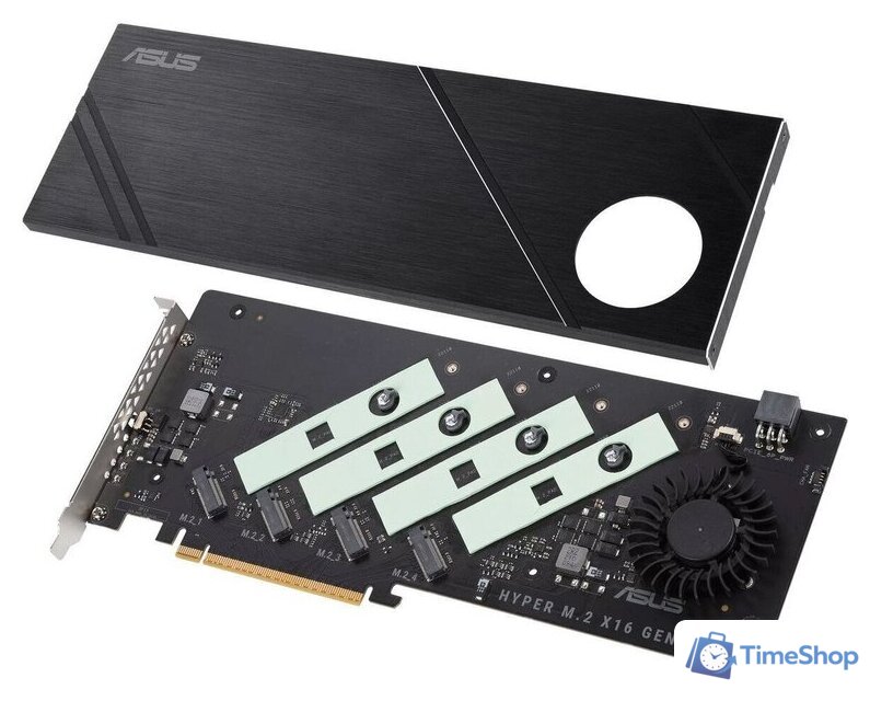 Адаптер для подключения M.2 накопителей ASUS Hyper M.2 x16 Gen5 - Изображение №1 — Интернет-магазин Time-Shop