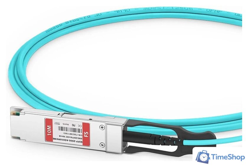 Кабель Mellanox MFS1S00-H010V (10 м, бирюзовый) - Изображение №5 — Интернет-магазин Time-Shop