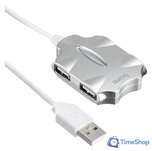 USB-хаб Buro BU-HUB4-0.5-U2.0-Candy - Изображение №1 — Интернет-магазин Time-Shop