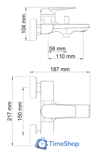 Смеситель Wasserkraft Lopau 3201 - Изображение №2 — Интернет-магазин Time-Shop