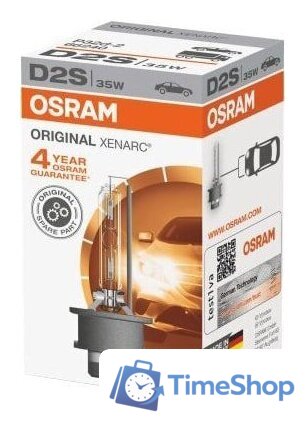 Ксеноновая лампа Osram D2S Xenarc Original 1шт - Изображение №1 — Интернет-магазин Time-Shop