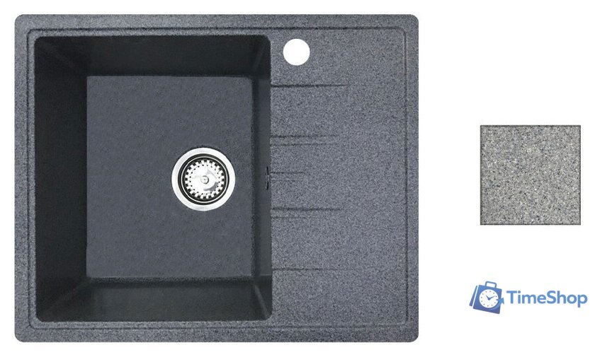 Кухонная мойка БелЭворс Mila L (серый, без сифона) - Изображение №1 — Интернет-магазин Time-Shop