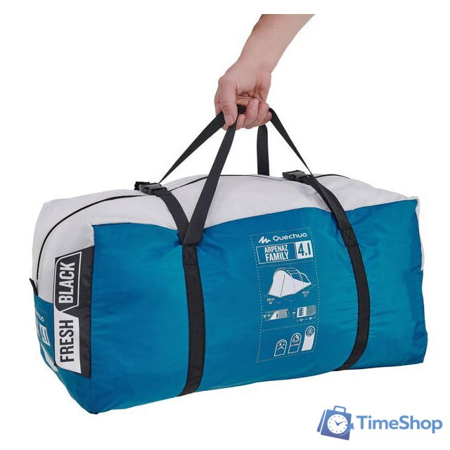 Палатка для кемпинга Quechua 4-мест для кемпинга ARPENAZ 4.1 FRESH&BLACK NEW - Изображение №3 — Интернет-магазин Time-Shop