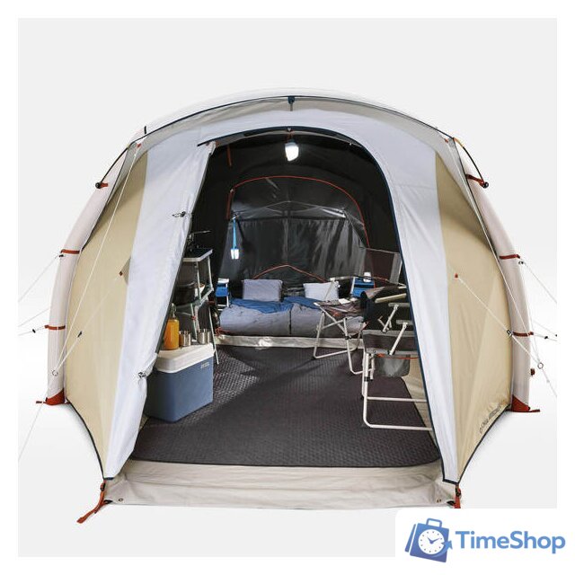 Палатка надувная Quechua Air Seconds 4.1 Fresh & Black - Изображение №4 — Интернет-магазин Time-Shop