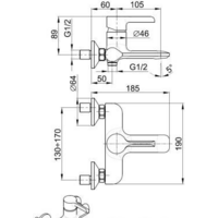 Смеситель Armatura Angelit 4724-010-00 - Превью изображения №2 — Интернет-магазин Time-Shop