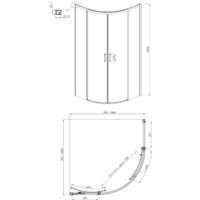 Душевой уголок Ambassador Set 11011202-ST9 - Превью изображения №5 — Интернет-магазин Time-Shop